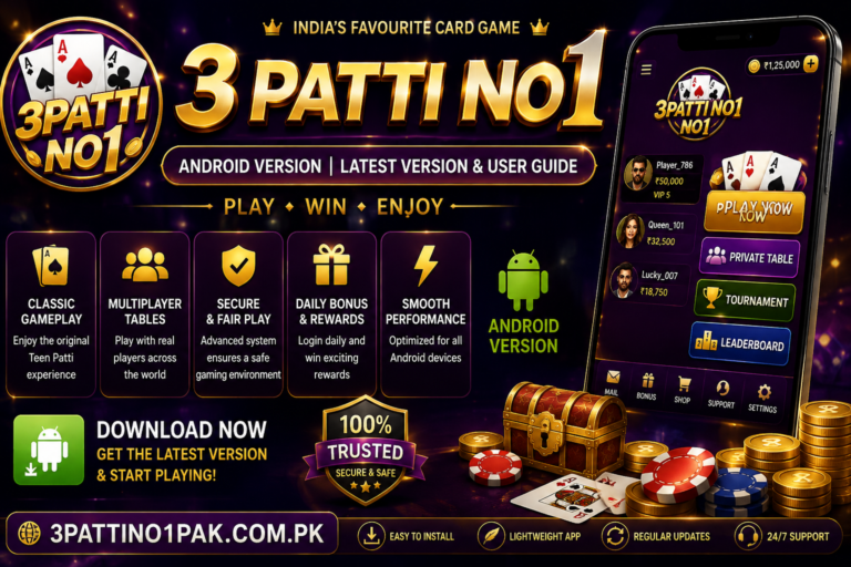 3 Patti No1 Android Version | Latest Version & User Guide